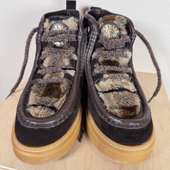 Cole Haan Womens Chaka Bootie All Day Summit Brown Lace Up Ankle Size 7.5 - Picture 2 of 8